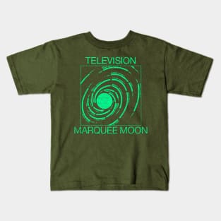 Marquee Moon (green) - distressed Kids T-Shirt